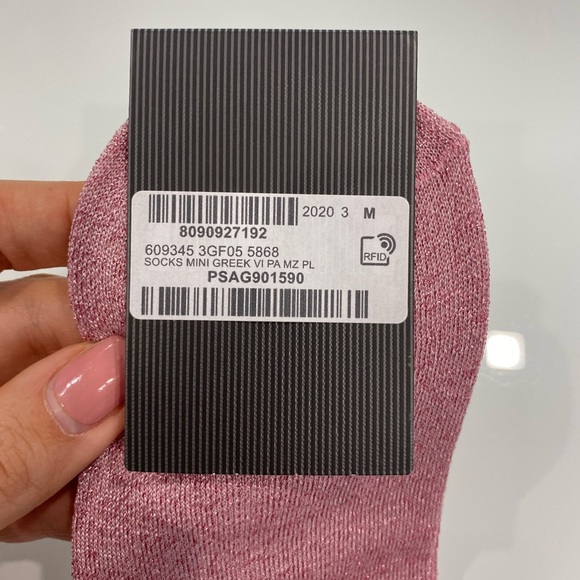 Gucci Interlocking GG Logo Chain Socks - Picture 7 of 11